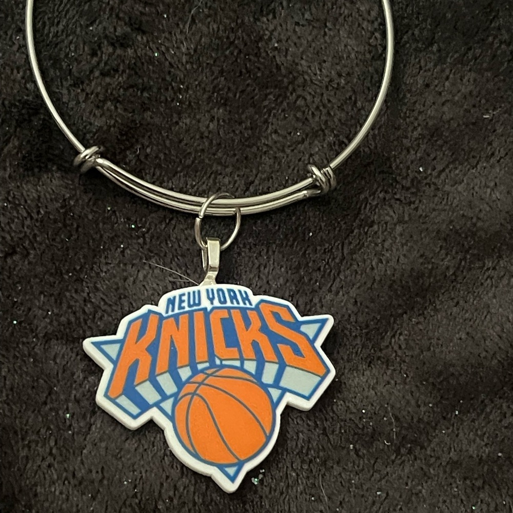 New York Knicks Basketball Charm Bracelet